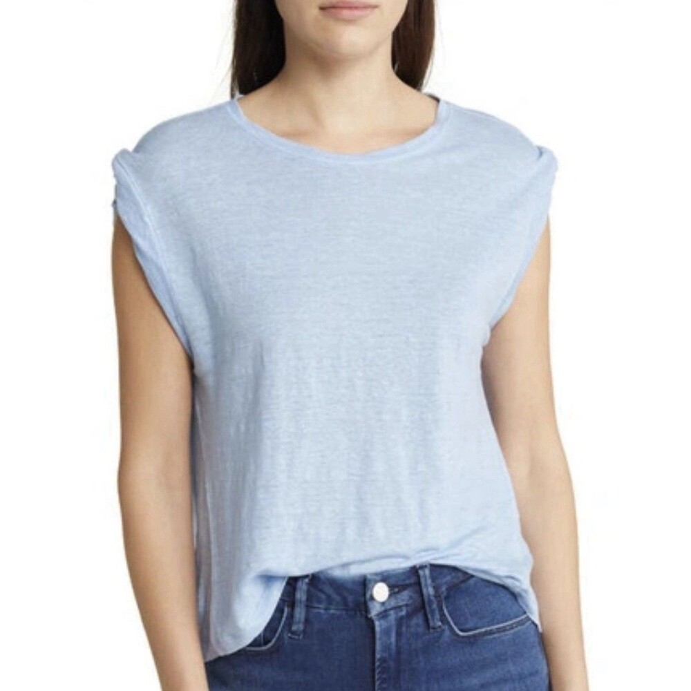 FRAME Frame Rolled Muscle blue  T Shirt size M